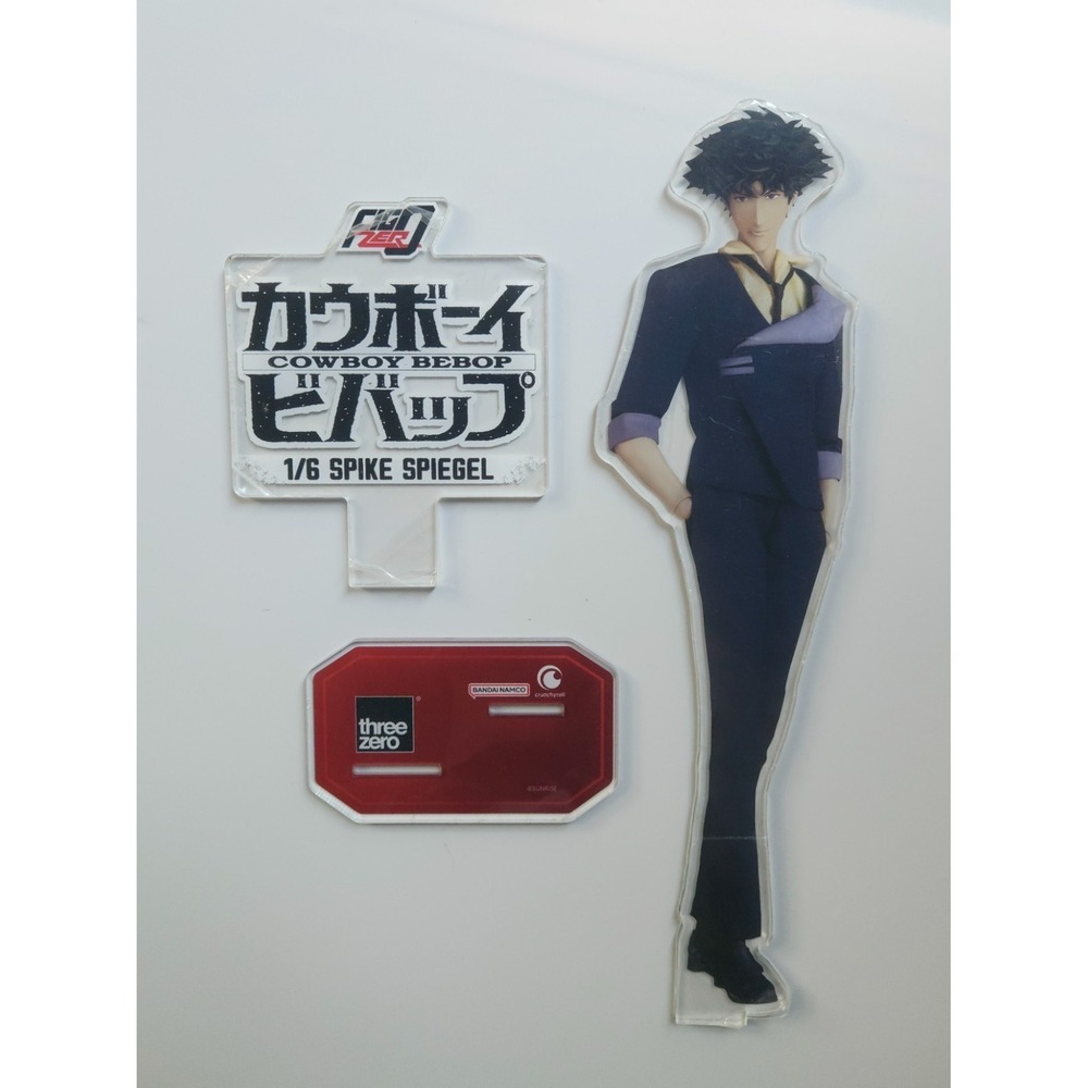 ThreeZero Cowboy Bebop‎ Spike Spiegel 1:6 Scale FigZero Acrylic Promo Display